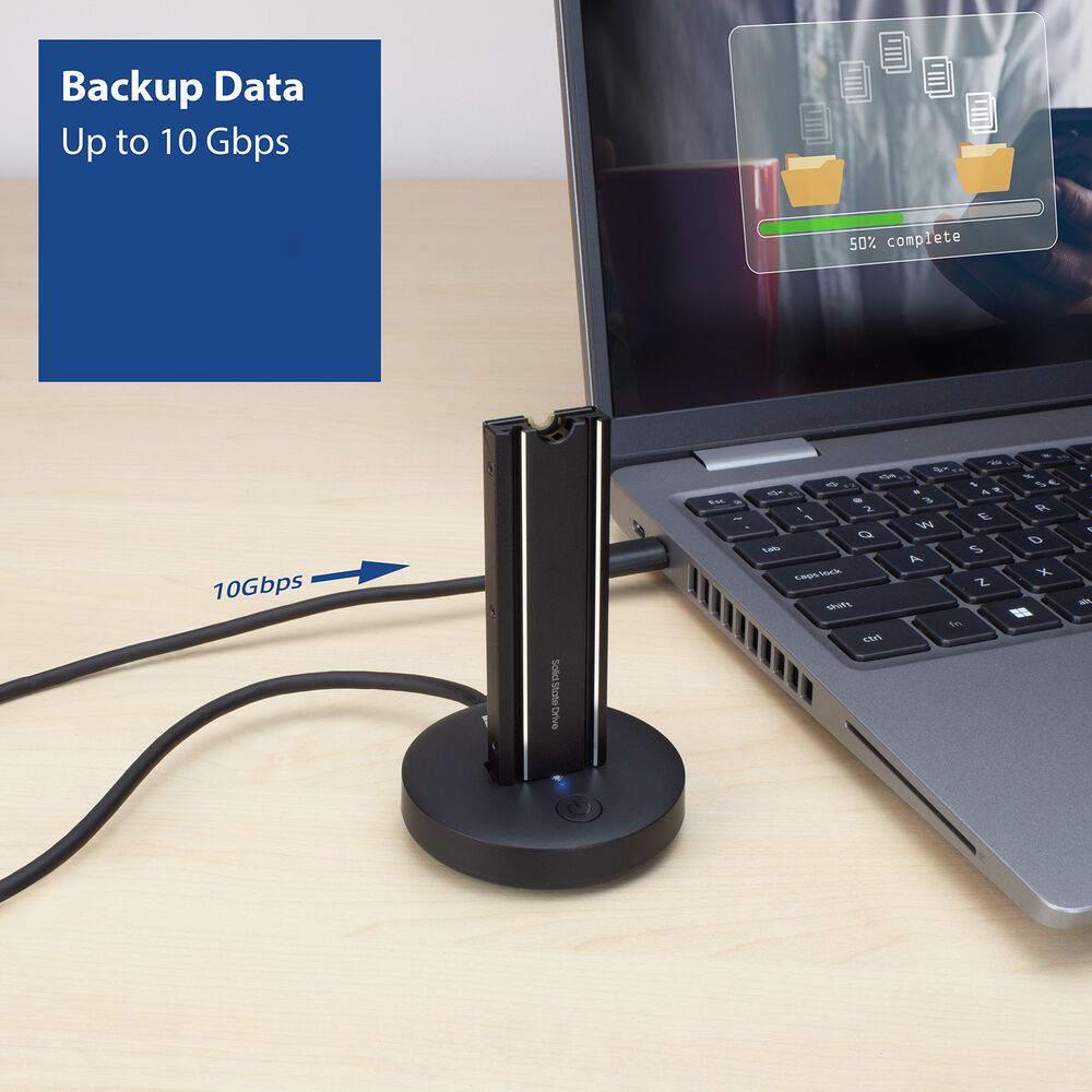 ACT AC1501 M.2 NVMe/PCIe SSD Docking Station USB-C 3.2 Gen2 Black - Image 2