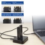 ACT AC1502 M.2 NVMe/PCIe dual SSD Docking Clone Station USB-C 3.2 Gen2 Black - Image 3