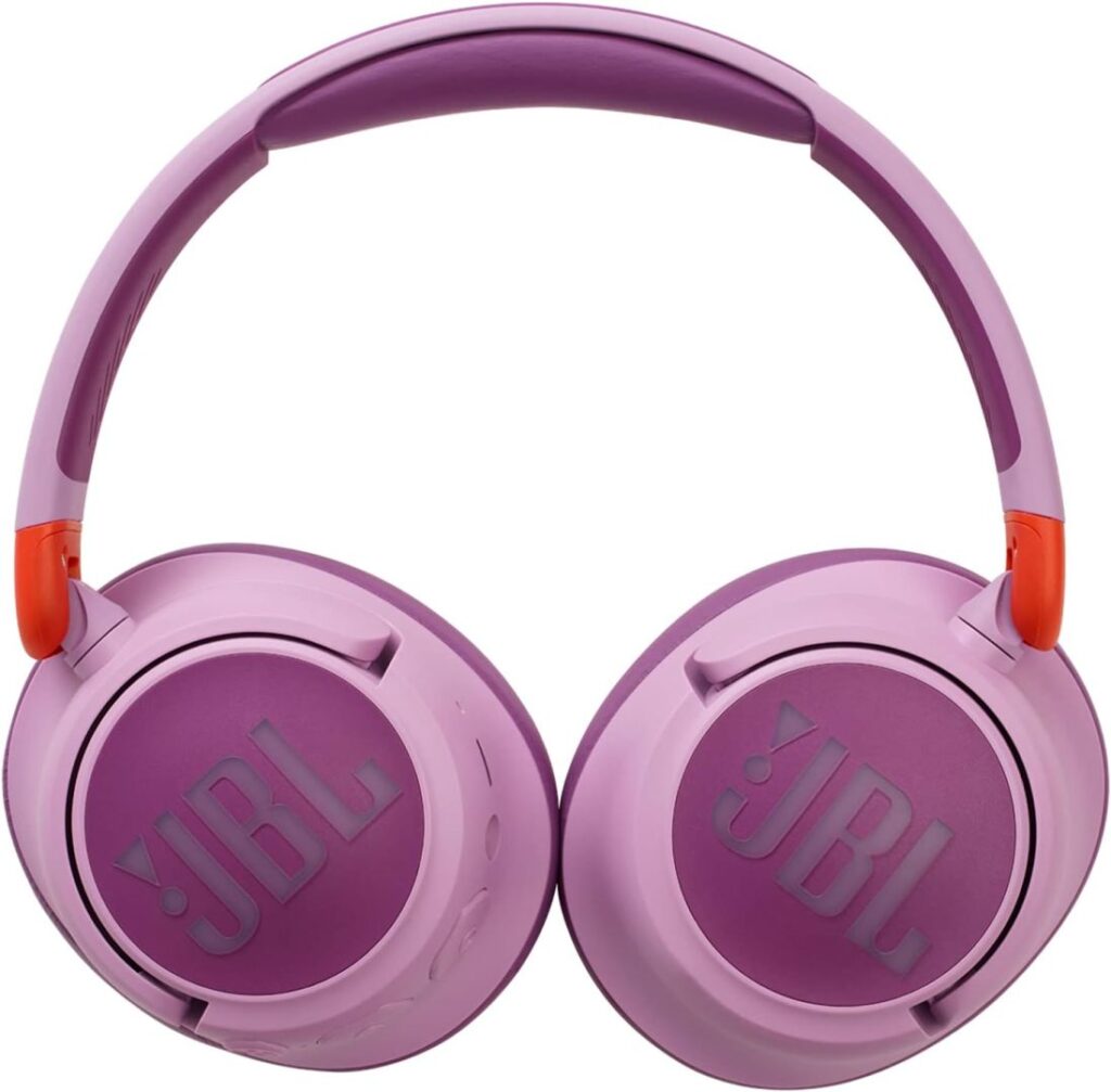 JBL JR460NC Wireless/Wired Bluetooth Headset for Kids Pink - Image 5