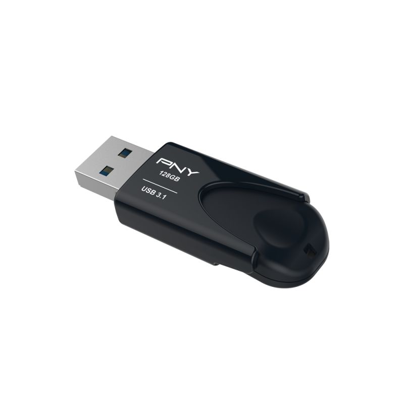PNY 128GB Attaché 4 Flash Drive USB3.1 Black - Image 1