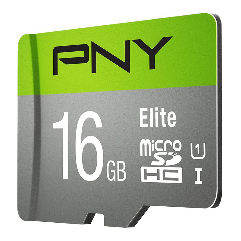 PNY 16GB microSDXC Elite Class 10 UHS-I + adapterrel - Image 2