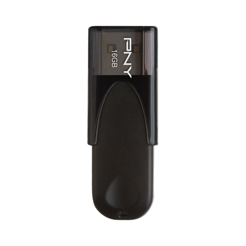 PNY 16GB Attaché 4 Flash Drive USB2.0 Black - Image 1