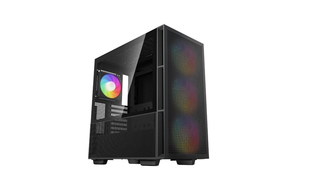 DeepCool CH560 Tempered Glass Black - Image 1