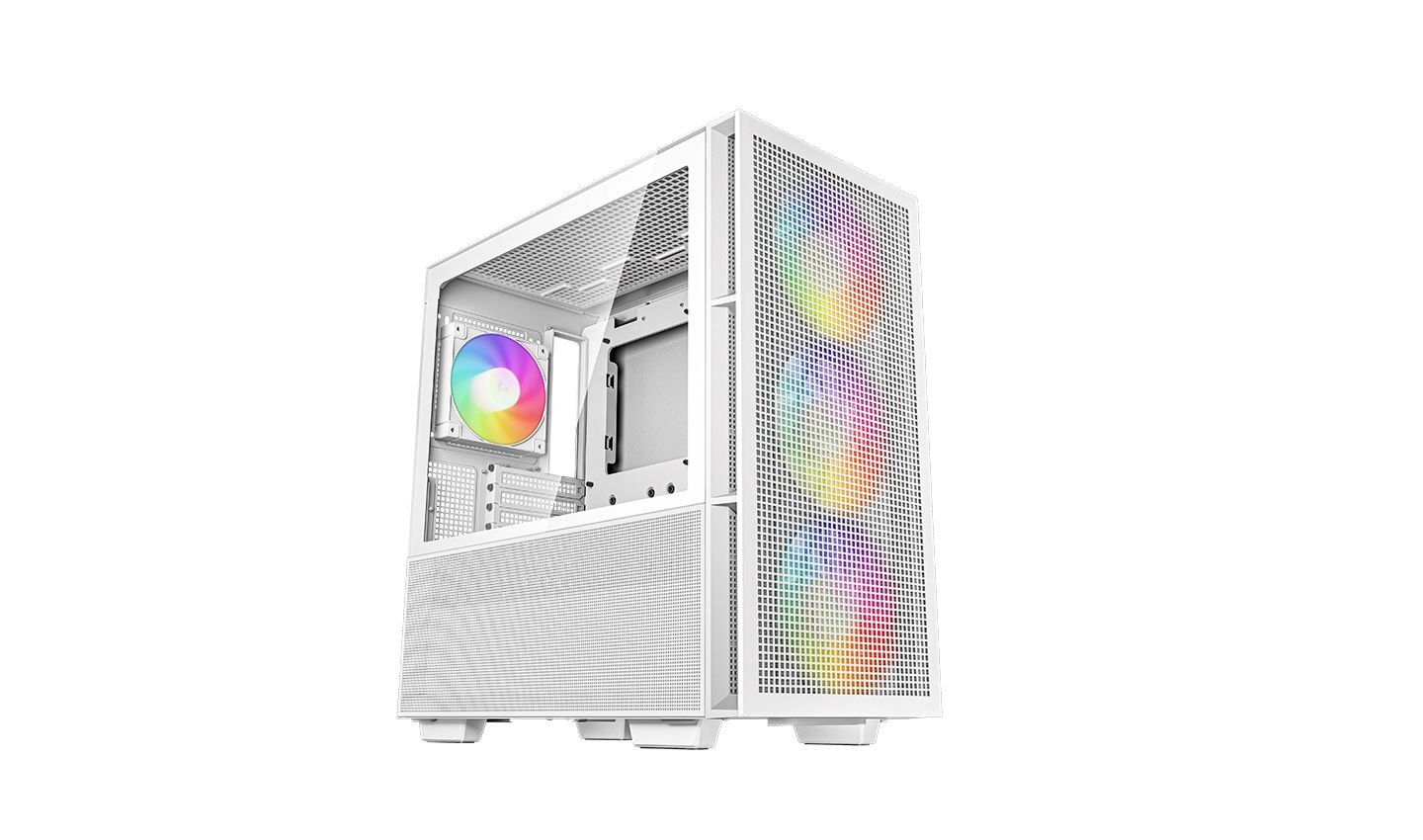 DeepCool CH560 WH Tempered Glass White - Image 1