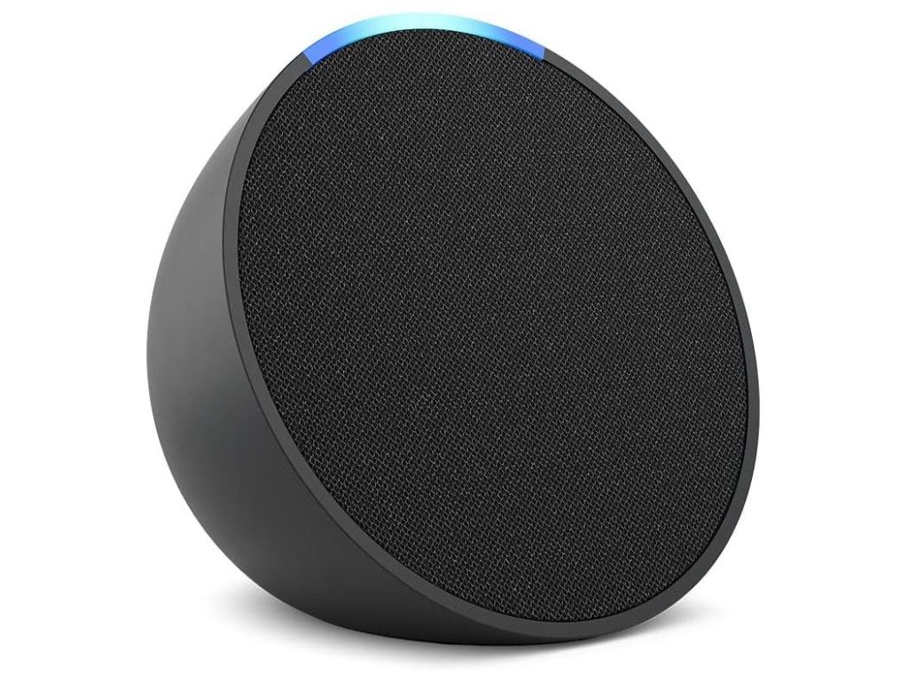 Amazon Echo Pop Full sound compact Bluetooth smart speaker with Alexa Charcoal - Image 1