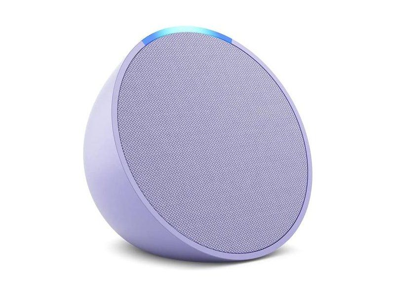 Amazon Echo Pop Full sound compact Bluetooth smart speaker with Alexa Lavender Bloom - Image 1