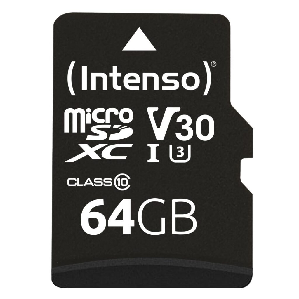 Intenso 64GB microSDXC Professional Class 10 U3 V30 + adapterrel - Image 2