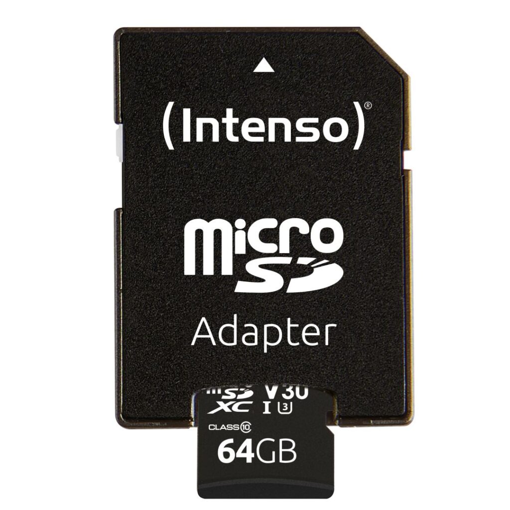 Intenso 64GB microSDXC Professional Class 10 U3 V30 + adapterrel - Image 3