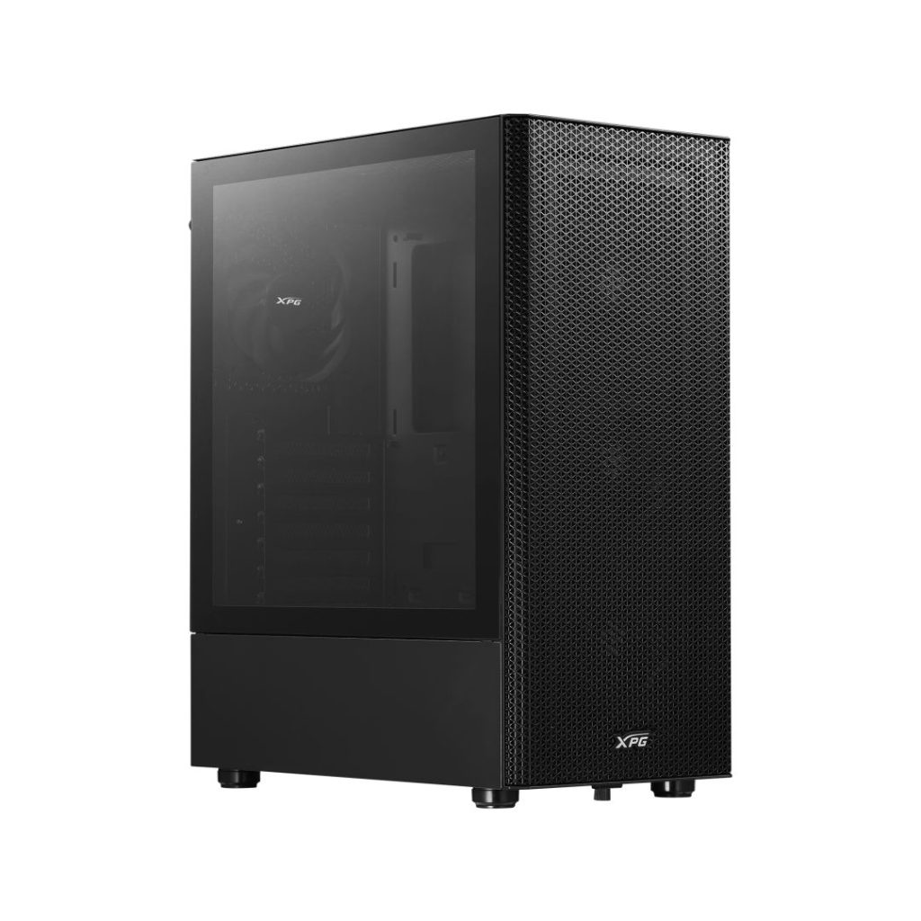 A-Data XPG Valor Mesh Compact Mid-Tower Chassis Tempered Glass Black - Image 1