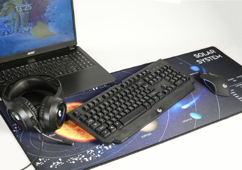 Gembird MP-SOLARSYSTEM-XL-01 Mouse Pad Black - Image 3