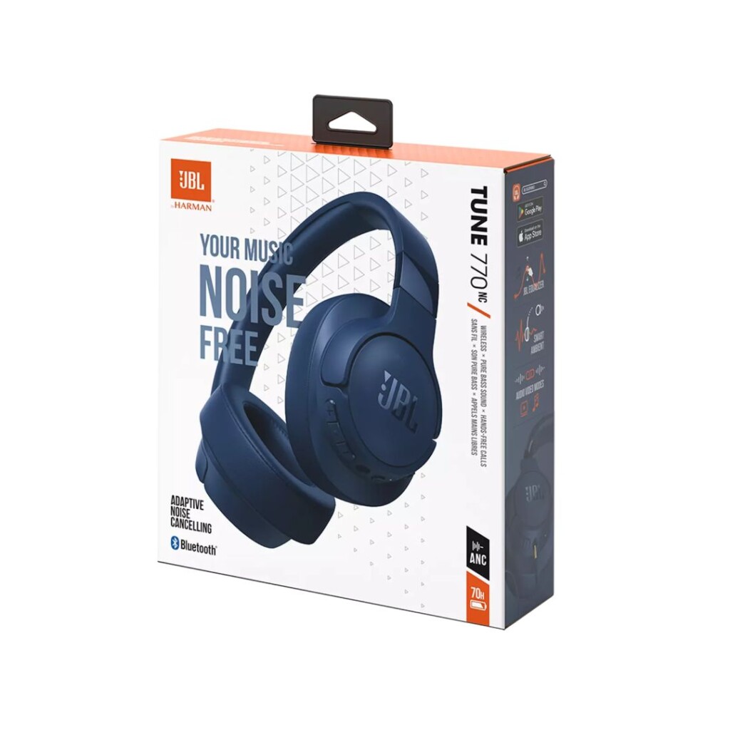 JBL Tune 770NC Wireless Bluetooth Headset Blue - Image 12