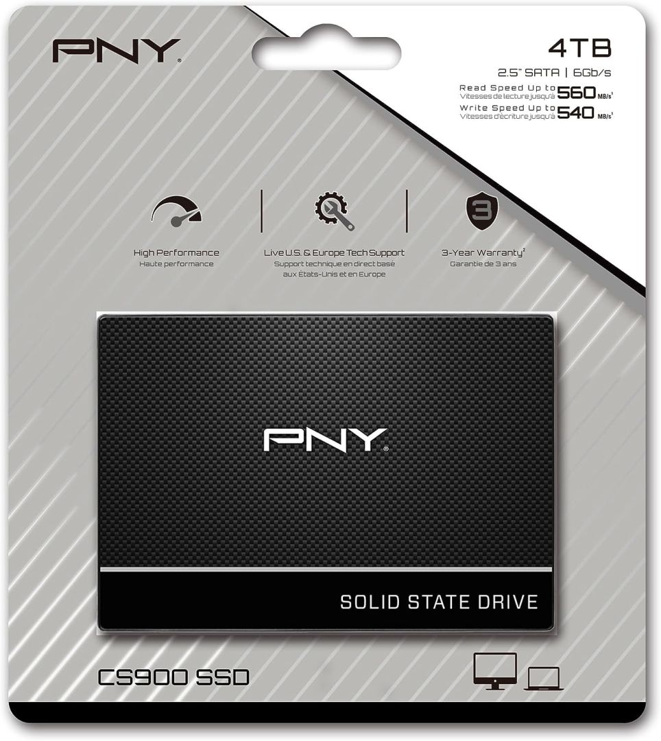 PNY 4TB 2,5" SATA3 CS900 - Image 4