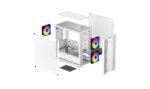 DeepCool CC360 WH ARGB Tempered Glass White - Image 12