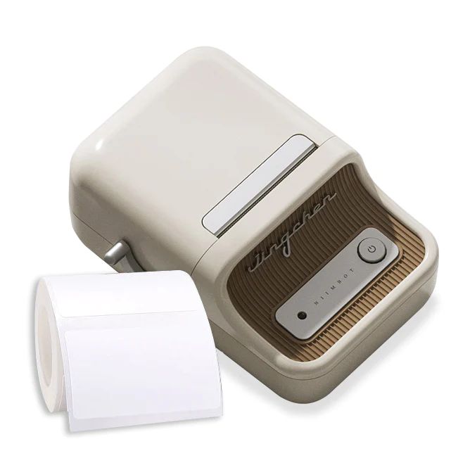 niimbot-b21-cimkenyomtato-white_1.jpg NIIMBOT B21 Címkenyomtató Cream - Image 1