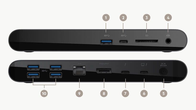 Belkin Thunderbolt 3 Dock Pro Grey - Image 3