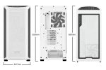 Be quiet! Shadow Base 800 DX Tempered Glass White - Image 2