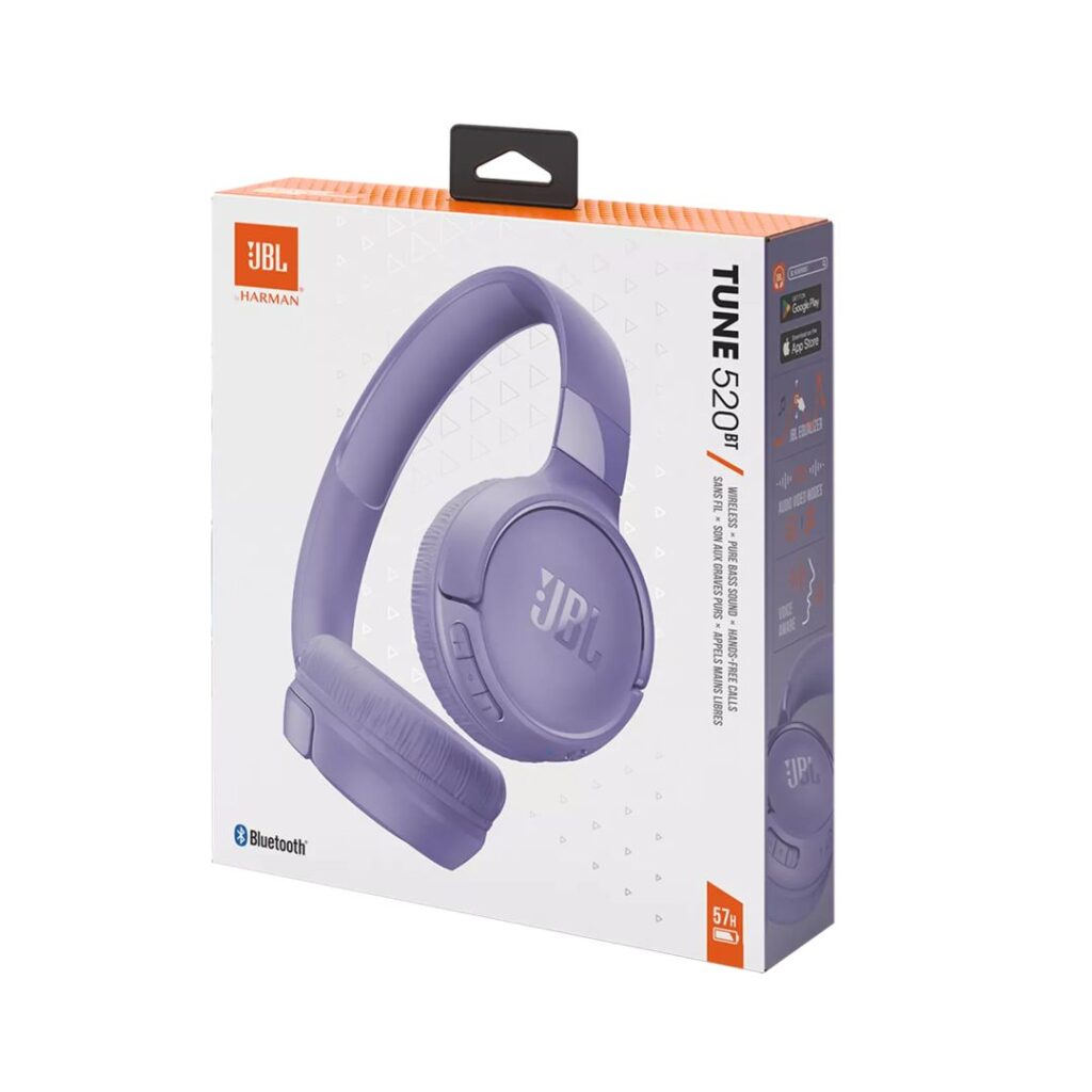 JBL Tune 520BT Wireless Bluetooth Headset Purple - Image 11