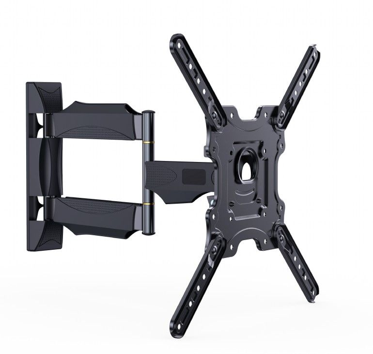 gembird-wm-55st-01-premium-full-motion-tv-wall-mount-32-55-black_1.jpg Gembird WM-55ST-01 Premium full-motion TV wall mount 32”-55” Black - Image 1