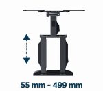 Gembird WM-55ST-01 Premium full-motion TV wall mount 32”-55” Black - Image 4