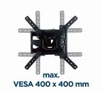 Gembird WM-55ST-01 Premium full-motion TV wall mount 32”-55” Black - Image 6