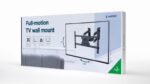Gembird WM-75ST-02 Full-motion TV wall mount 32”-75” Black - Image 8