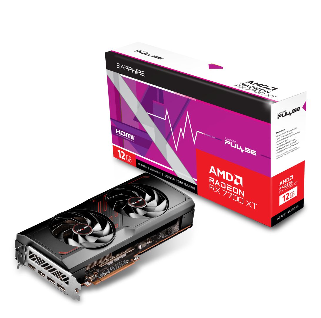 Sapphire Radeon RX7700XT 12GB DDR6 Pulse - Image 1