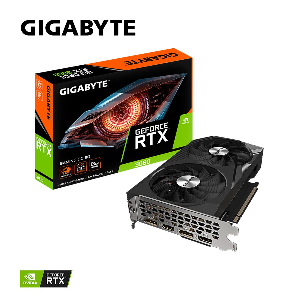 Gigabyte RTX3060 GAMING OC 8G 2.0 (LHR) - Image 2