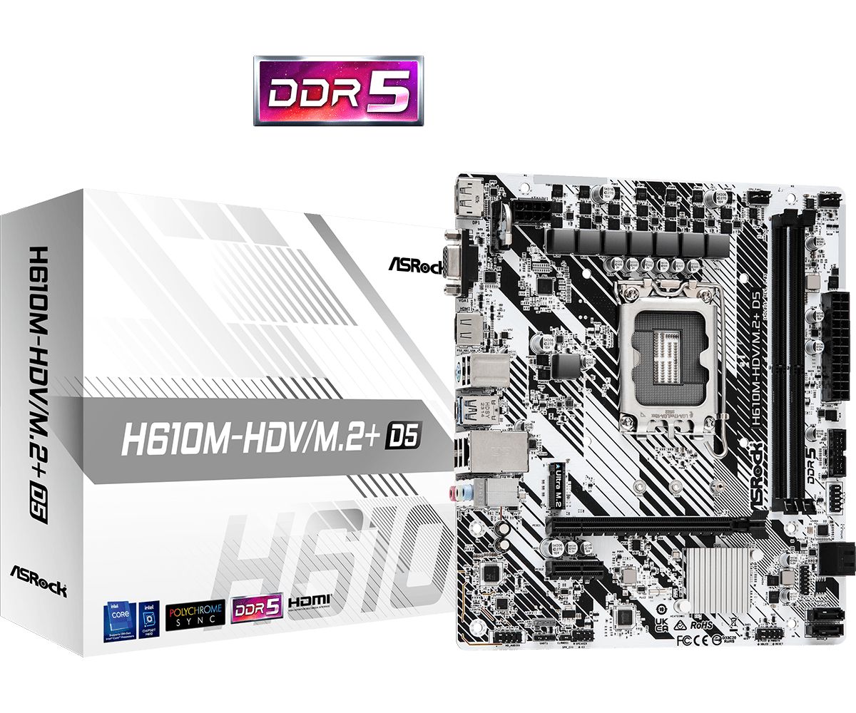 asrock-h610m-hdv-m.2-d5_1.jpg ASRock H610M-HDV/M.2+ D5 - Image 1