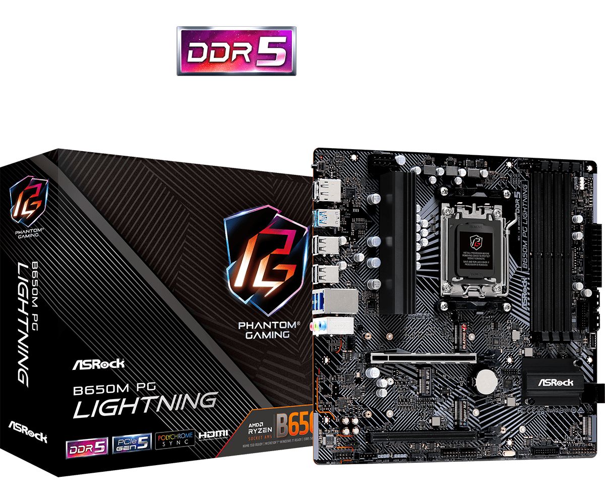 ASRock B650M PG LIGHTNING - Image 1