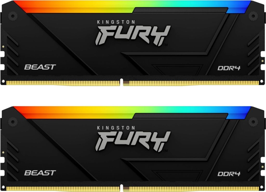 Kingston 8GB DDR4 3600MHz Fury Beast RGB Black - Image 1