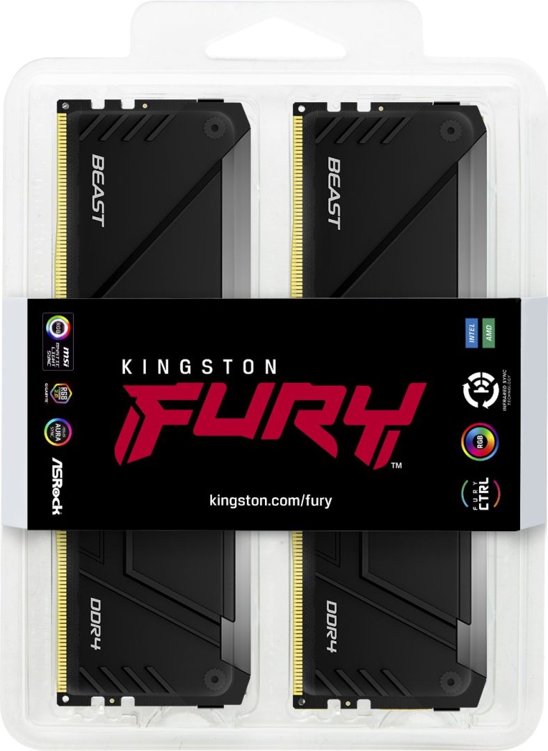 Kingston 8GB DDR4 3600MHz Fury Beast RGB Black - Image 8