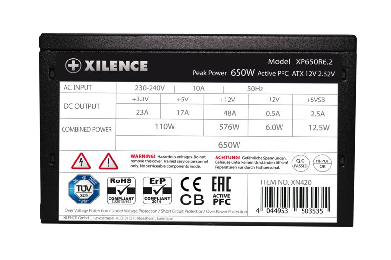 Xilence 650W 80+ Performance C+ Series - Image 5