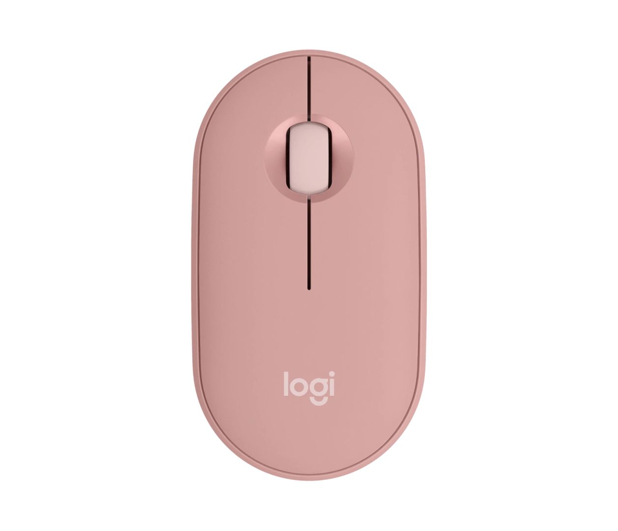 Logitech M350S Pebble Mouse 2 vezeték nélküli rózsaszín egér