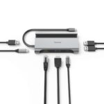 Hama USB 3.2 GEN1 TYPE-C 7IN1 Dokkoló Grey - Image 3
