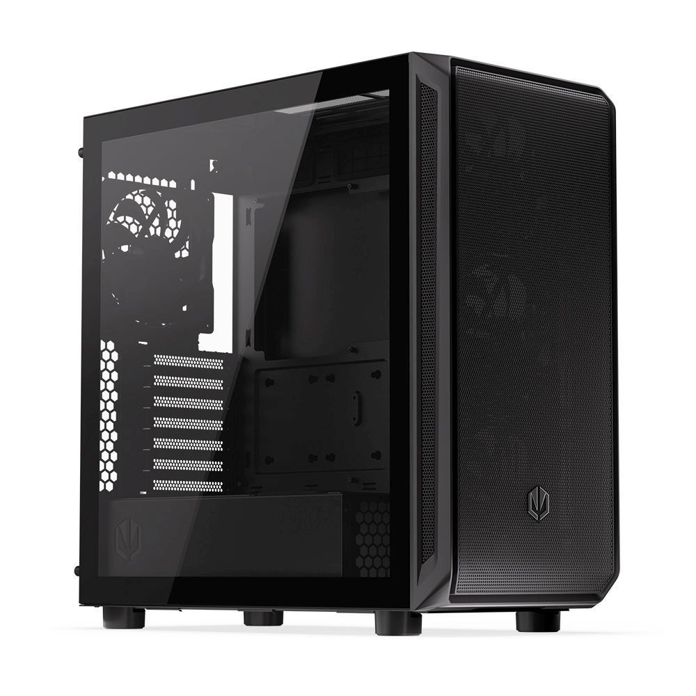 Endorfy Számítógépház - Arx 700 Air (ATX /micro ATX/ITX, 1xUSB-C, 2xUSB3.0, 5x12cm ventilátor, ablakos, fekete) - Image 1