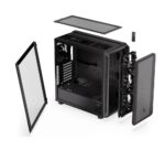 Endorfy Számítógépház - Arx 700 Air (ATX /micro ATX/ITX, 1xUSB-C, 2xUSB3.0, 5x12cm ventilátor, ablakos, fekete) - Image 9