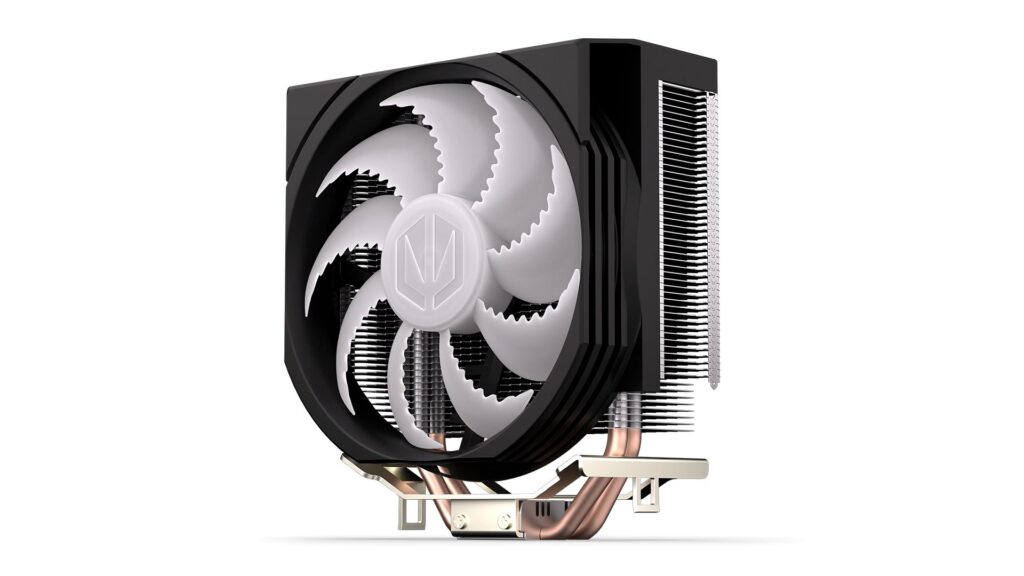 Endorfy CPU Cooler - Spartan 5 ARGB (12 cm, 4 pin, 2x heatpipe, PWM, TDP 160W, fekete) - Image 3