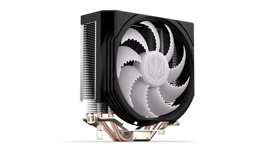 Endorfy CPU Cooler - Spartan 5 ARGB (12 cm, 4 pin, 2x heatpipe, PWM, TDP 160W, fekete) - Image 5