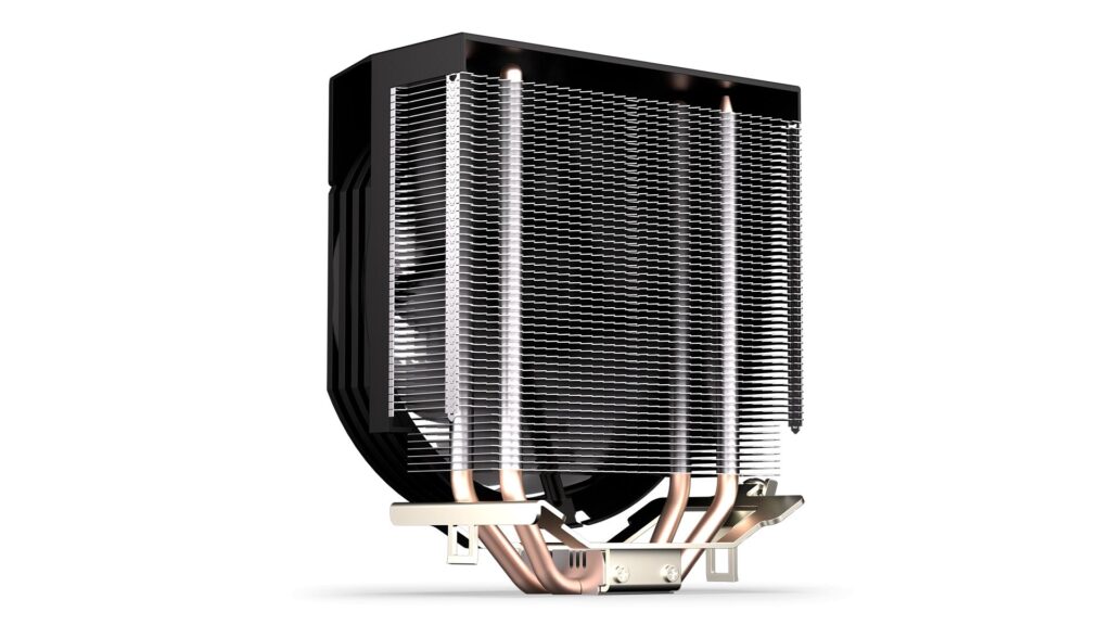 Endorfy CPU Cooler - Spartan 5 ARGB (12 cm, 4 pin, 2x heatpipe, PWM, TDP 160W, fekete) - Image 10