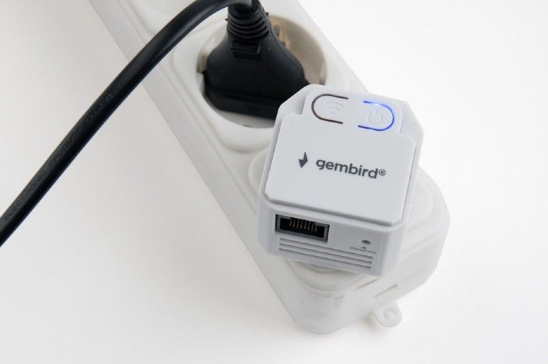 Gembird WNP-RP300-03 Wi-Fi repeater 300 Mbps Range Extender White - Image 2