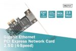 Digitus Ethernet PCI Express Network Card 2.5G (4-Speed) - Image 10