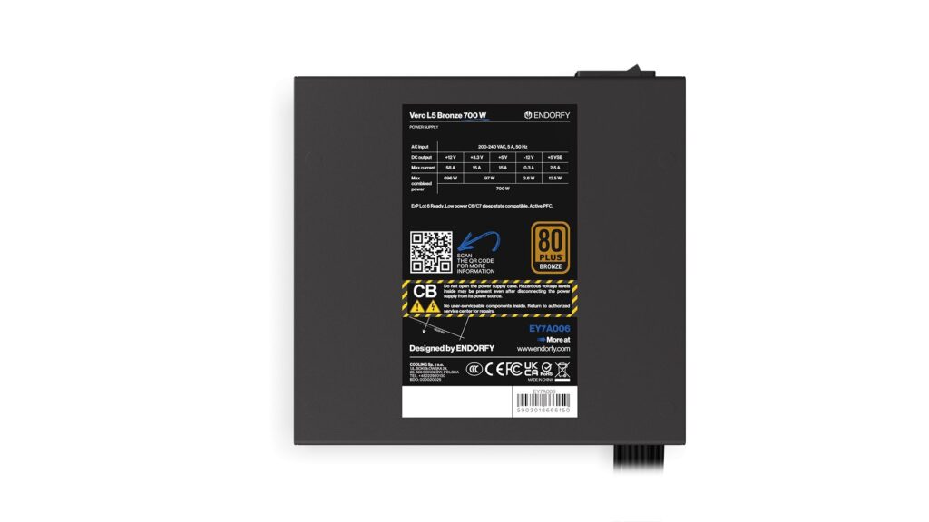 Endorfy 700W 80+ Bronze Vero L5 - Image 6