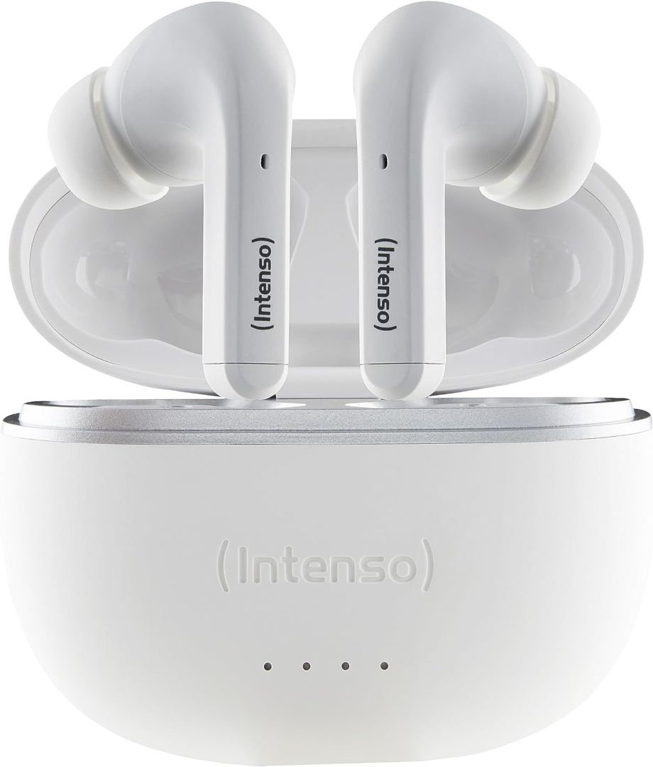 intenso-buds-t302a-bluetooth-headset-white_1.jpg Intenso Buds T302A ANC Bluetooth Headset White - Image 1
