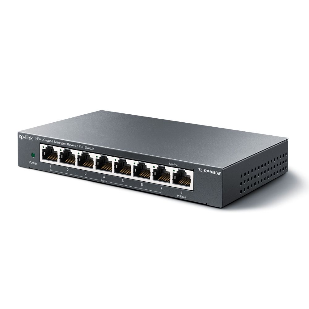 TP-Link TL-RP108GE 8-Port Gigabit Managed PoE Reverse Switch - Image 2