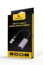 Gembird A-USB3AC-LAN-01 USB 3.1 + type-C Gigabit network adapter Space Grey - Image 3