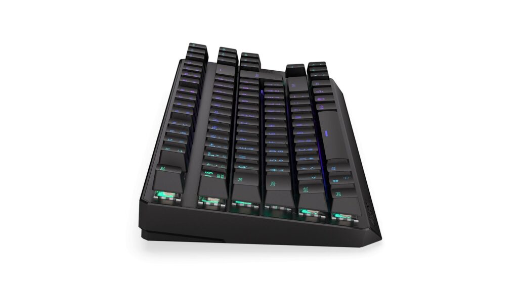 Endorfy Wireless Billentyűzet - Thock TKL (RGB Kailh Red Switch, mechanikus, 87 gomb, HU, fekete) - Image 6