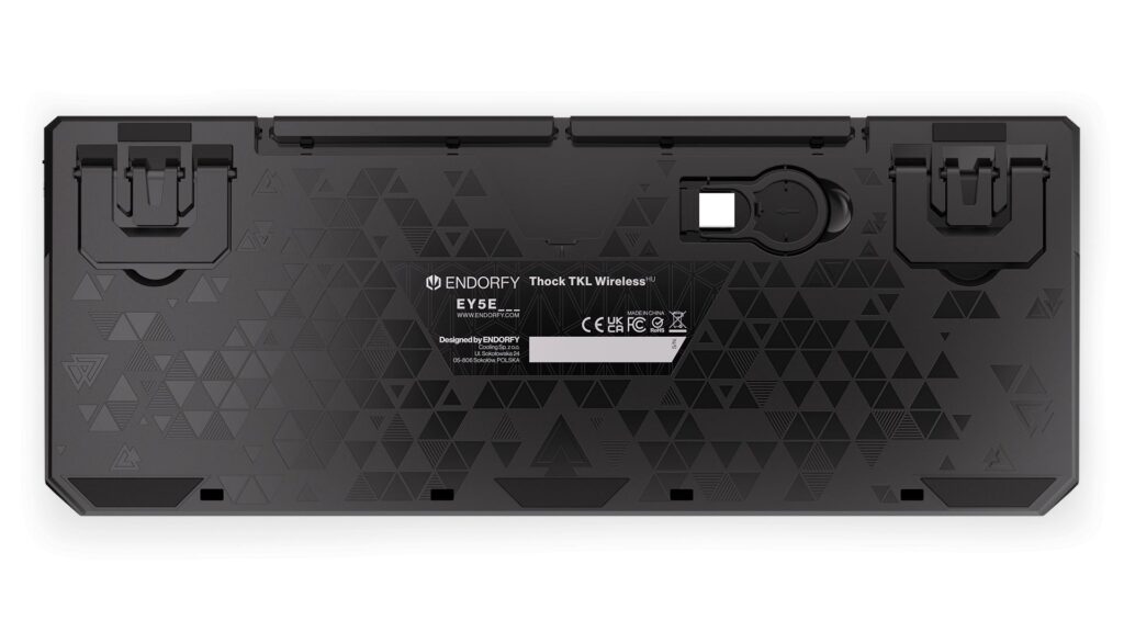 Endorfy Wireless Billentyűzet - Thock TKL (RGB Kailh Red Switch, mechanikus, 87 gomb, HU, fekete) - Image 8