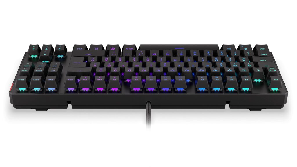 Endorfy Billentyűzet - Thock TKL (RGB, Kailh Red Switch, mechanikus, 87 gomb, 1,8m, HU, fekete) - Image 5