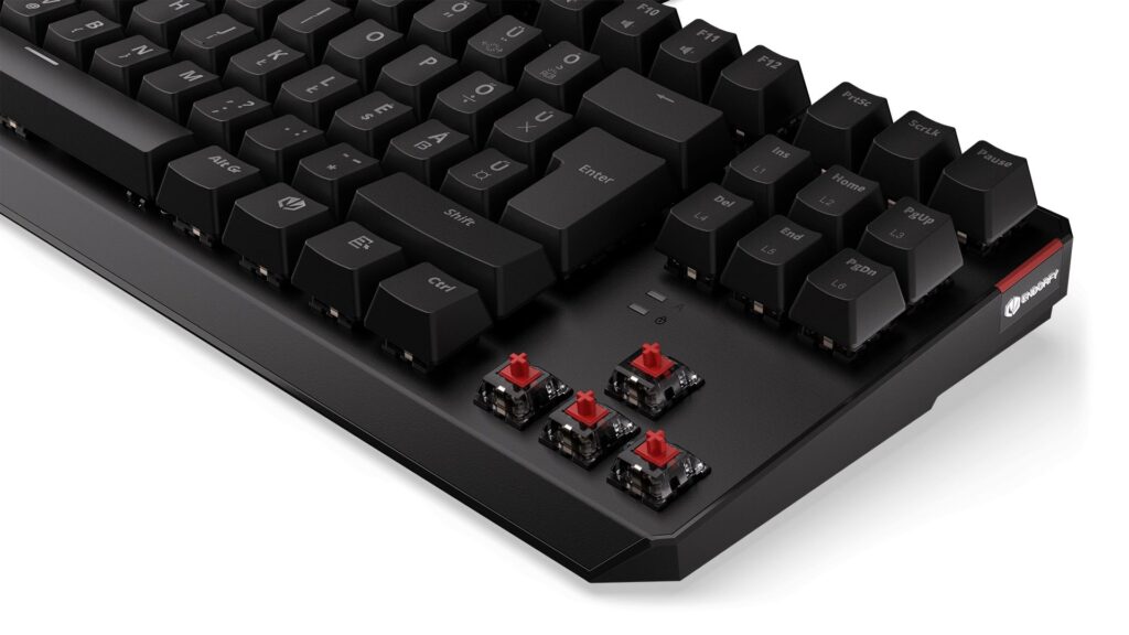 Endorfy Billentyűzet - Thock TKL (RGB, Kailh Red Switch, mechanikus, 87 gomb, 1,8m, HU, fekete) - Image 7