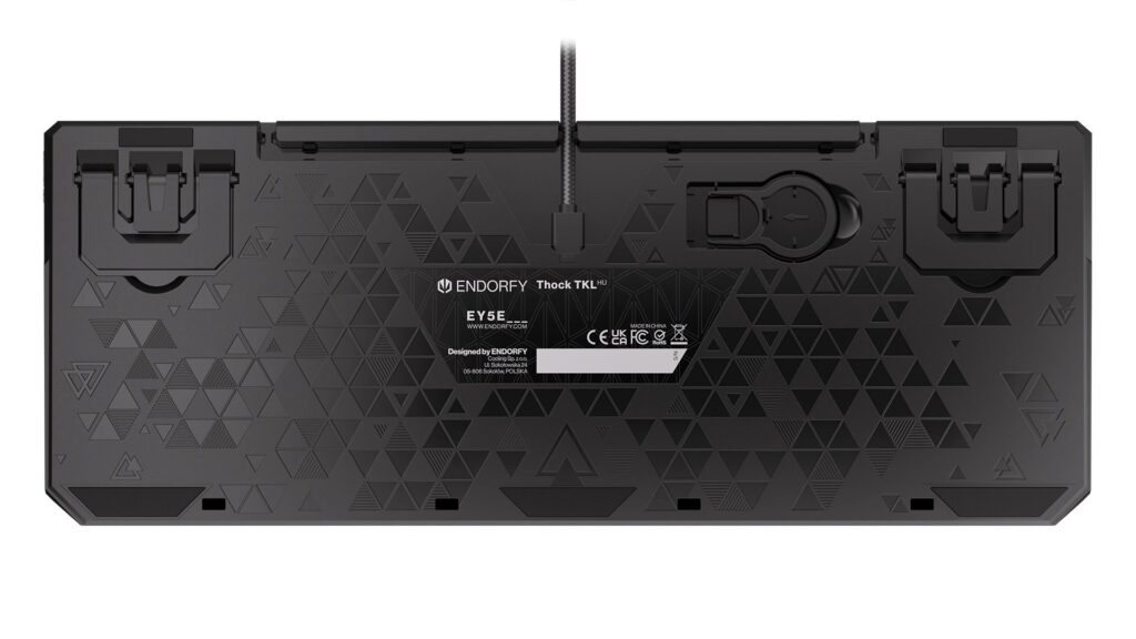 Endorfy Billentyűzet - Thock TKL (RGB, Kailh Red Switch, mechanikus, 87 gomb, 1,8m, HU, fekete) - Image 8